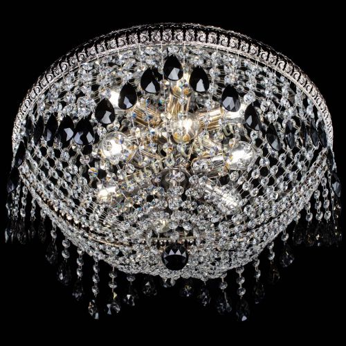 Люстра Лацио №5 журавлик черная в Ижевске Гусь Хрустальный