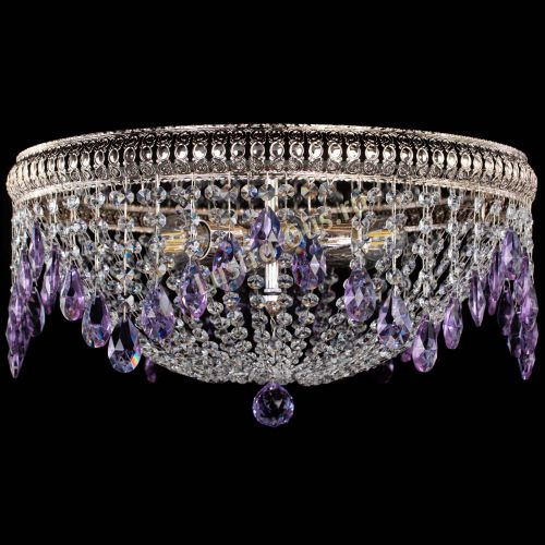 Люстра Лацио №5 журавлик фиолетовая в Ижевске Гусь Хрустальный