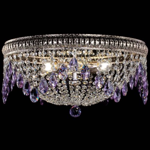 Люстра Лацио №5 журавлик фиолетовая в Ижевске Гусь Хрустальный