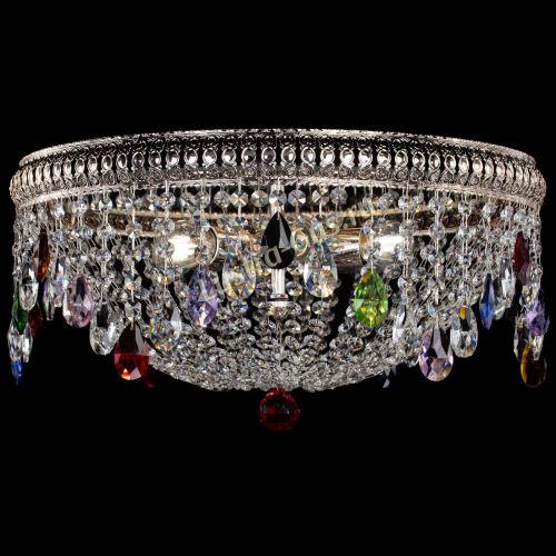 Люстра Лацио №5 журавлик разноцветная в Ижевске Гусь Хрустальный