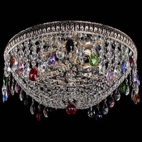 Люстра Лацио №5 журавлик разноцветная в Ижевске Гусь Хрустальный