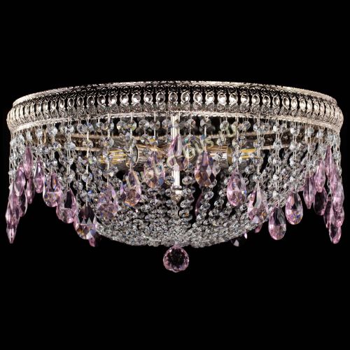 Люстра Лацио №5 журавлик розовая в Ижевске Гусь Хрустальный