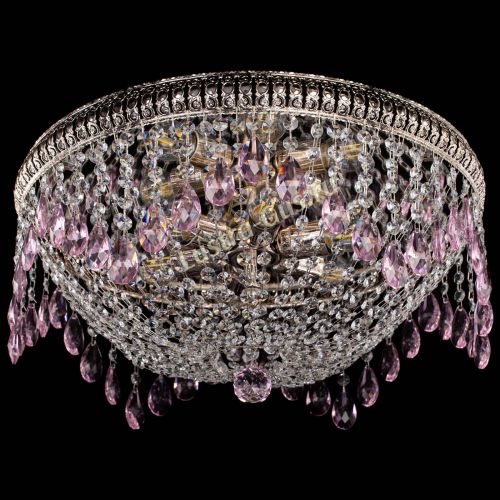 Люстра Лацио №5 журавлик розовая в Ижевске Гусь Хрустальный