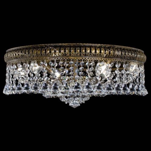 Люстра Лацио Капель Конусы под бронзу в Ижевске Гусь Хрустальный