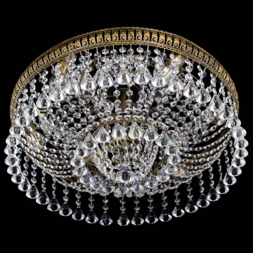 Люстра Лацио Капель Конусы под бронзу в Ижевске Гусь Хрустальный