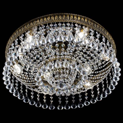 Люстра Лацио Капель Конусы под бронзу в Ижевске Гусь Хрустальный