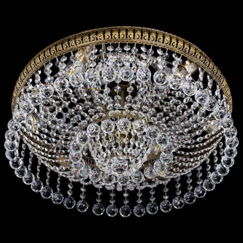 Люстра Лацио Капель шары под бронзу в Ижевске Гусь Хрустальный