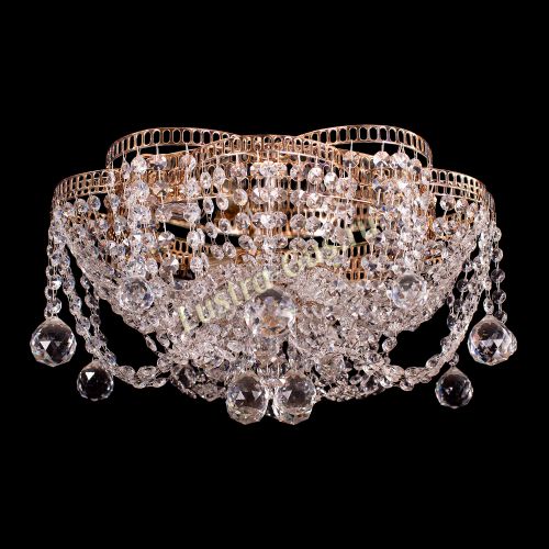 Люстра Лотос №2 шар в Ижевске Гусь Хрустальный