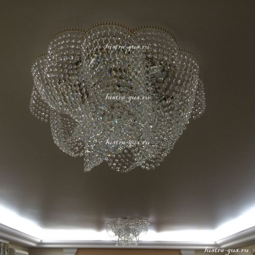 Люстра Лотос Василиса 6 ламп в Ижевске Гусь Хрустальный