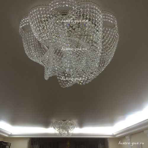 Люстра Лотос Василиса 6 ламп в Ижевске Гусь Хрустальный