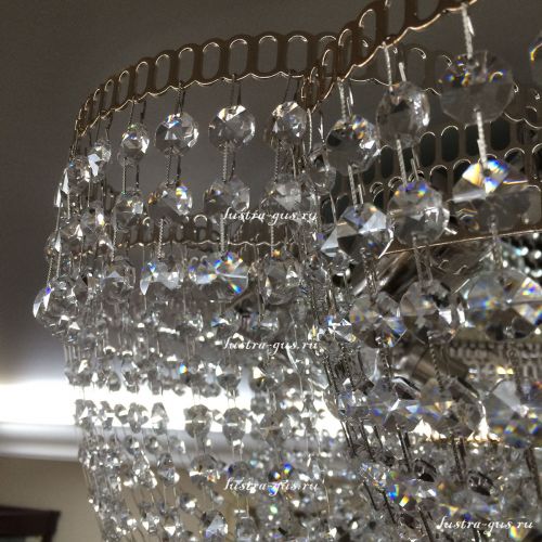 Люстра Лотос Василиса 6 ламп в Ижевске Гусь Хрустальный