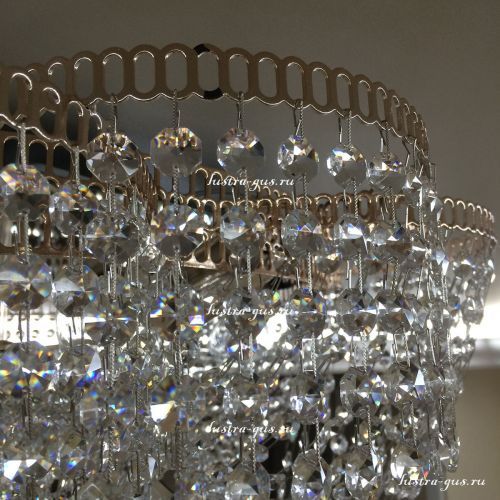 Люстра Лотос Василиса 6 ламп в Ижевске Гусь Хрустальный