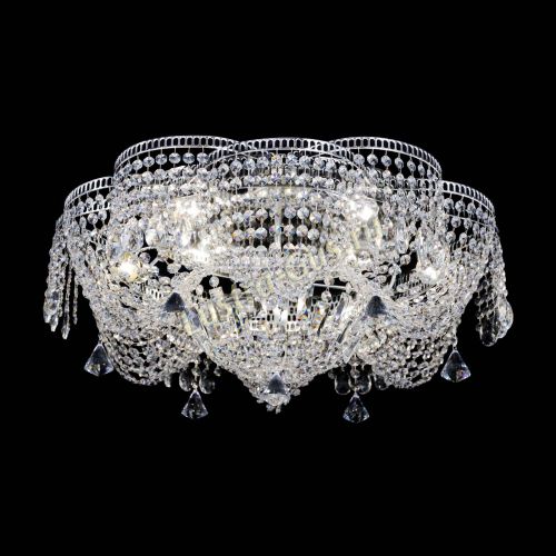 Люстра Лотос Журавлик с конусами в Ижевске Гусь Хрустальный