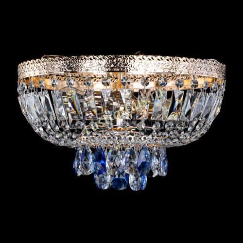 Люстра Милан Астра №3 синяя в Ижевске Гусь Хрустальный