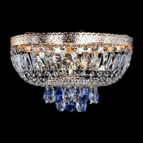 Люстра Милан Астра №3 синяя в Ижевске Гусь Хрустальный