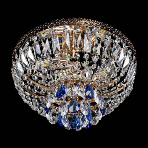 Люстра Милан Астра №3 синяя в Ижевске Гусь Хрустальный