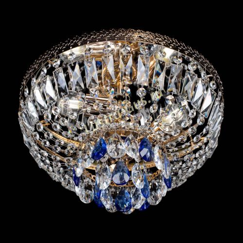 Люстра Милан Астра №3 синяя в Ижевске Гусь Хрустальный