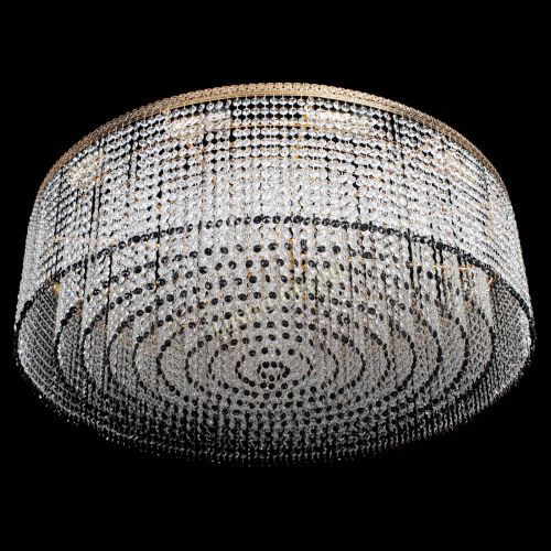 Люстра Милан капель №12 черная в Ижевске Гусь Хрустальный