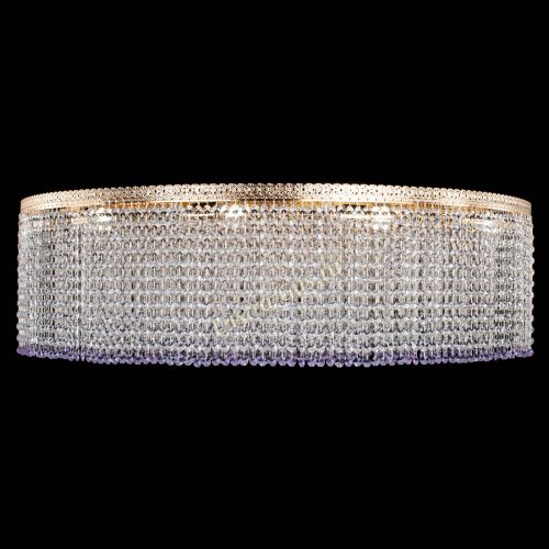 Люстра Милан капель №12 фиолетовая в Ижевске Гусь Хрустальный