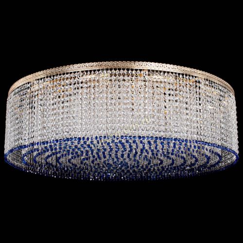 Люстра Милан капель №12 синяя в Ижевске Гусь Хрустальный