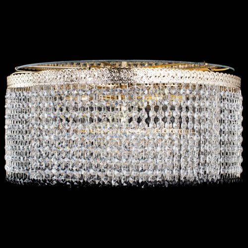 Люстра Милан капель оптикон Черная в Ижевске Гусь Хрустальный