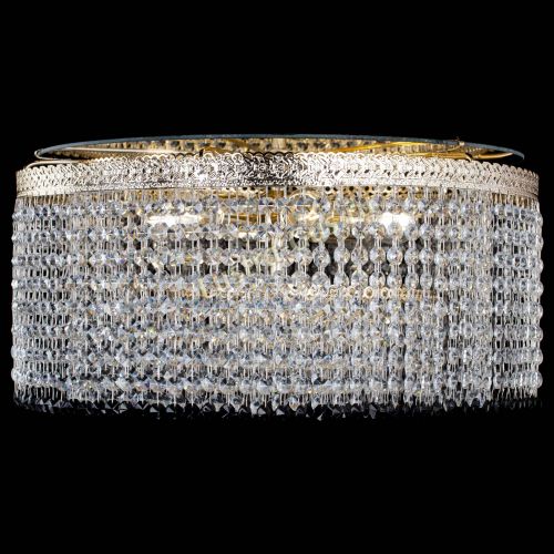 Люстра Милан капель оптикон Черная в Ижевске Гусь Хрустальный