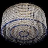 Люстра Милан капель оптикон Синяя в Ижевске