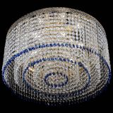 Люстра Милан капель оптикон Синяя в Ижевске