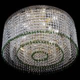 Люстра Милан капель оптикон Зеленая в Ижевске