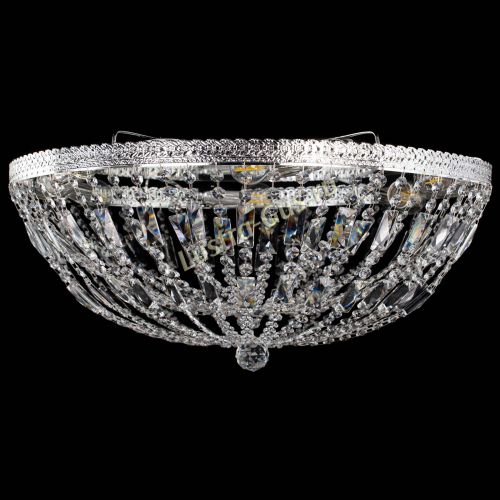 Люстра Милан Купол с пластинками №6 в Ижевске Гусь Хрустальный