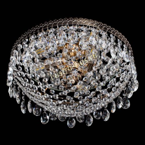 Люстра Милан Сетка с журавликами в Ижевске Гусь Хрустальный