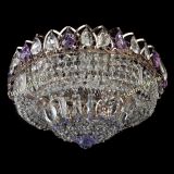 Люстра Кольцо Классика фиолетовая в Ижевске