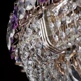 Люстра Кольцо Классика фиолетовая в Ижевске