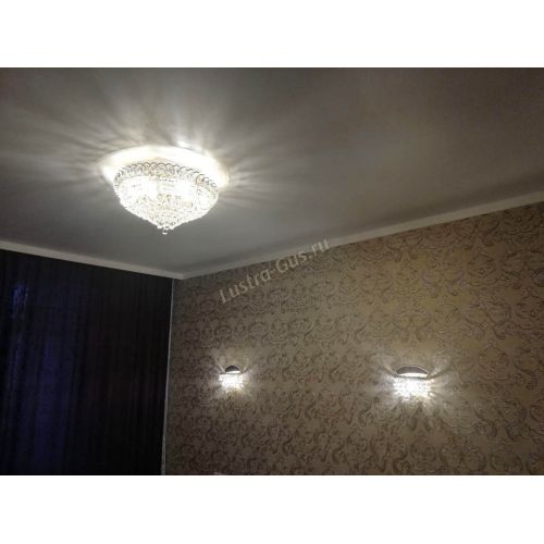 Люстра Кольцо пирамида шар 30 мм в Ижевске Гусь Хрустальный