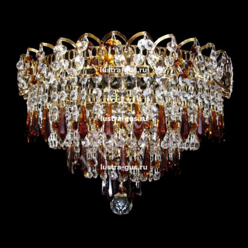 Люстра Крокус большой карандаш цветная  в Ижевске Гусь Хрустальный