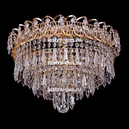 Люстра Крокус 3 лампы карандаш большой в Ижевске Гусь Хрустальный