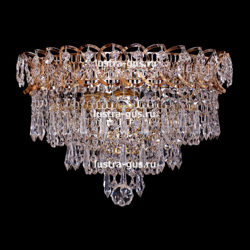 Люстра Крокус 3 лампы карандаш большой в Ижевске Гусь Хрустальный