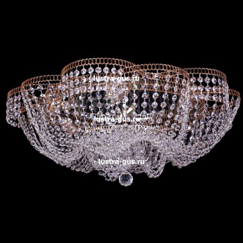 Люстра Лотос Пион 6 ламп в Ижевске Гусь Хрустальный