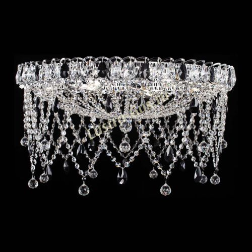 Люстра Паутинка черная в Ижевске Гусь Хрустальный