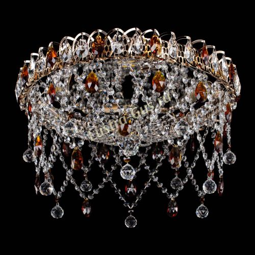 Люстра Паутинка чайная в Ижевске Гусь Хрустальный