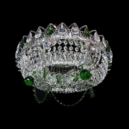 Люстра Кольцо Ожерелье Шар цветная в Ижевске Гусь Хрустальный