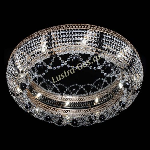 Люстра Снежинка Венеция №10 черная в Ижевске Гусь Хрустальный