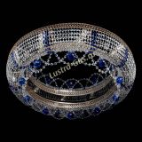 Люстра Снежинка Венеция №10 синяя в Ижевске