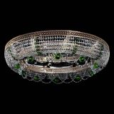 Люстра Снежинка Венеция №10 зеленая в Ижевске