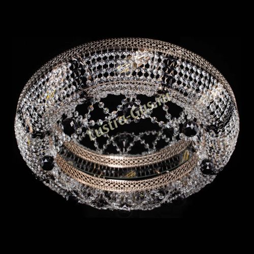 Люстра Снежинка Венеция №8 черная в Ижевске Гусь Хрустальный