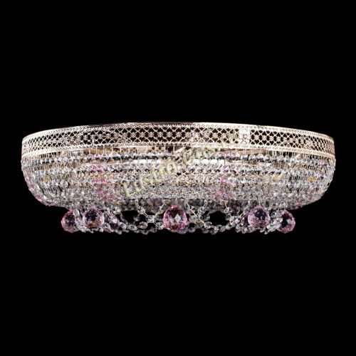 Люстра Снежинка Венеция №8 синяя в Ижевске Гусь Хрустальный