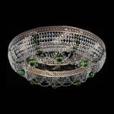 Люстра Снежинка Венеция №8 зеленая в Ижевске