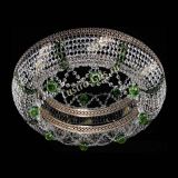 Люстра Снежинка Венеция №8 зеленая в Ижевске