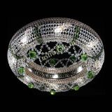 Люстра Снежинка Венеция №8 зеленая в Ижевске