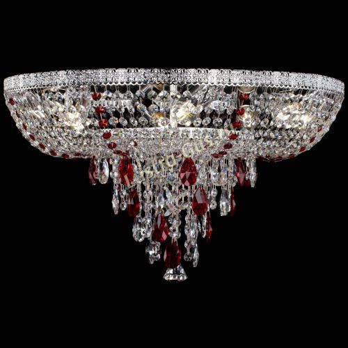 Люстра Токката Пирамида журавлик красная в Ижевске Гусь Хрустальный